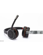 Casque sans fil avec réduction de bruit, adapté aux professionnels en déplacement.